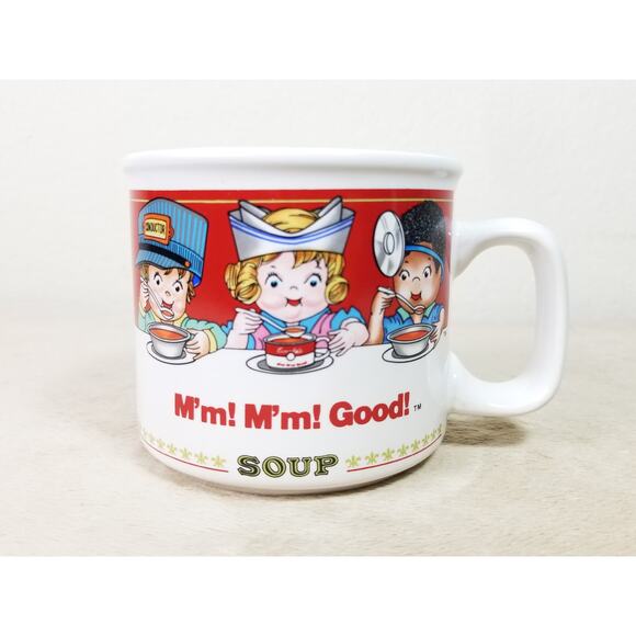 Campbell Soup Mug Large 14oz Mm Good By West Wood 3 1/2" Vintage 1997 - Picture 6 of 13
